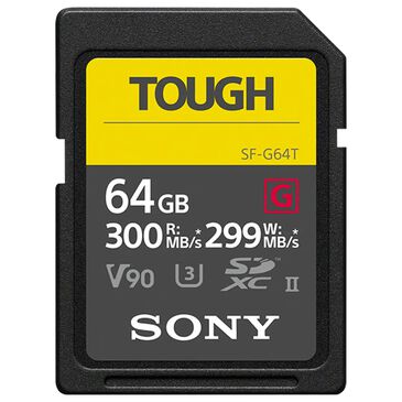 Sony 64GB SF-G Tough Series UHS-II SDXC Memory Card in Multicolor, , large