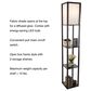 Timberlake Etagere Style Floor Lamp with 3 Tiers in Black, , large