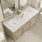 James Martin Vanities Lorelai 60" Double Vanity in Whitewashed Oak with 3 cm Ethereal Noctis Quartz Top, , large