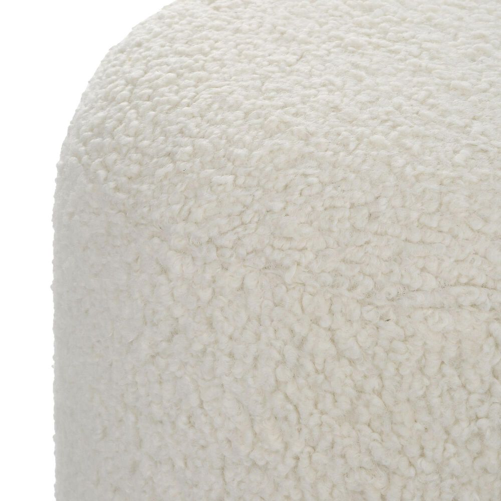 Uttermost Arles Ottoman in White, , large