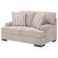 Ashley High Profile Stationary Loveseat in Taupe, , large