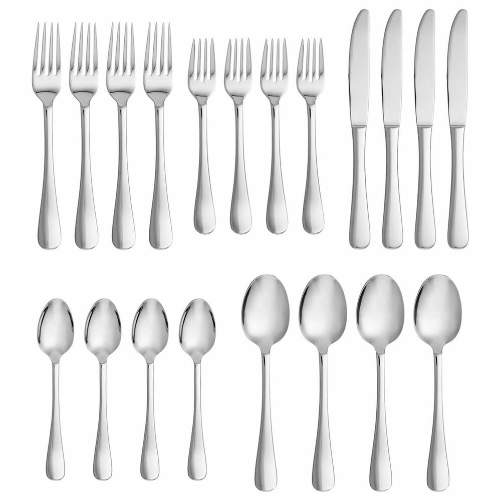 Godinger Silver Shiloh 20-Piece Flatware Set in Silver, , large