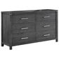 New Heritage Design Odessa 4-Piece Queen Bedroom Set in Charcoal and Silver, , large