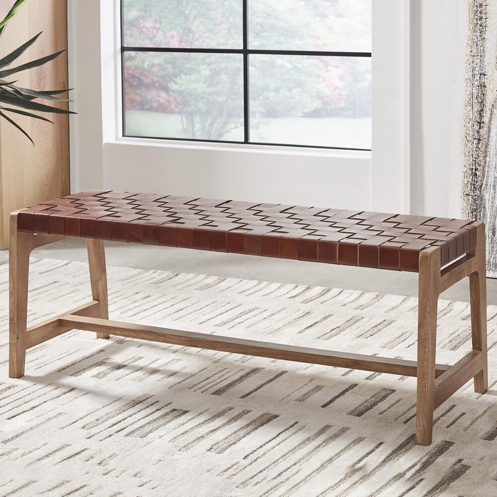 Ashley Lemmund Accent Bench in Natural, , large