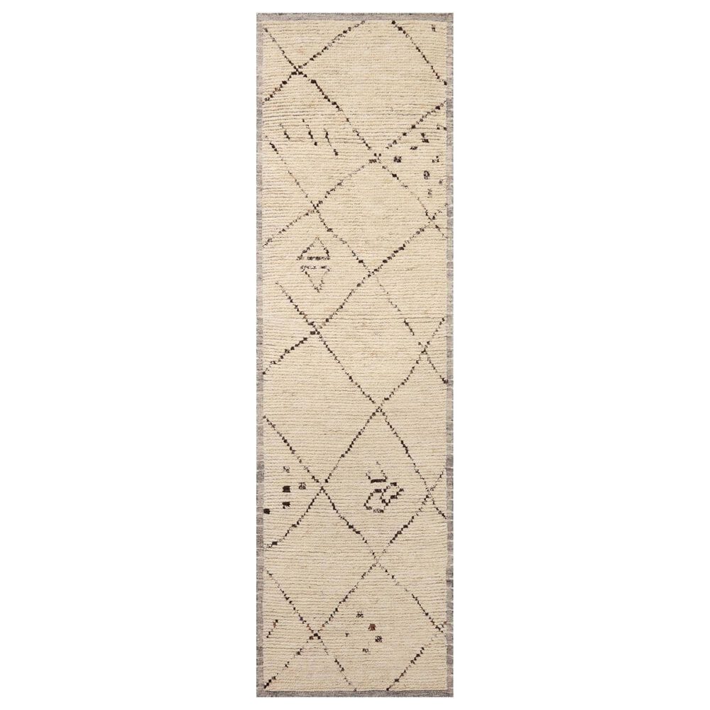 Amber Lewis x Loloi Briyana 2"6" x 13"6" Natural and Stone Runner, , large