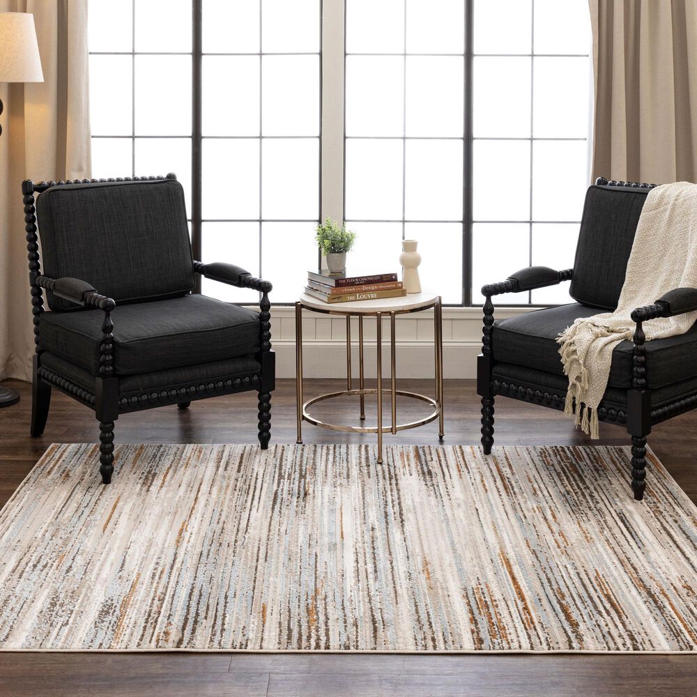 Karastan Cleo R1075 5&#39; 3&quot; X 8&#39; Multi Area Rug, , large