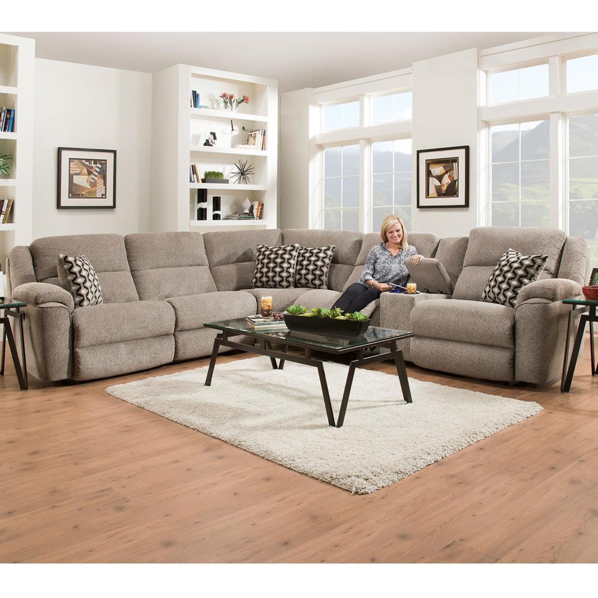 Extra large best sale reclining sectional