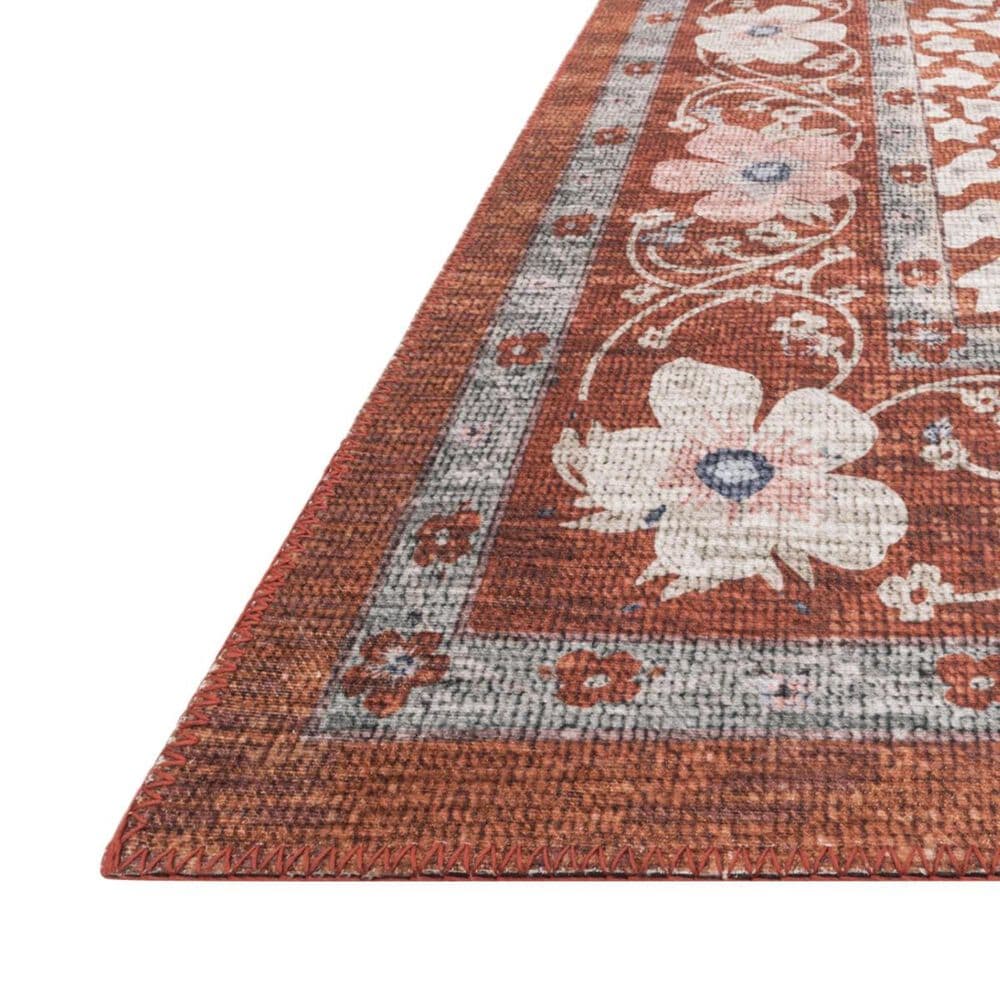 Rifle Paper Co. Palais PAL-02 2&#39;3&quot; x 3&#39;9&quot; Crimson Scatter Rug, , large