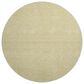 Dalyn Rug Company Soft Essentials Solid Wheat 8" Round Area Rug, , large
