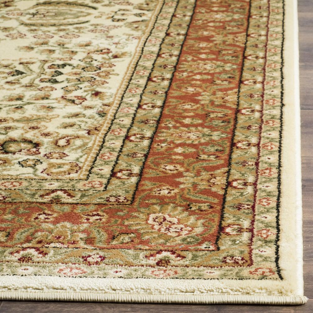 Safavieh Lyndhurst LNH214 3&#39;3&quot; x 5&#39;3&quot; Ivory and Rust Area Rug, , large