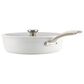 Circulon 5-Quart Ceramic Nonstick Saute Pan with Lid in Pearl White, , large