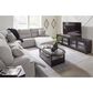 Ashley Acklen Place 6-Piece Power Right Facing Reclining Sectional with Chaise in Pewter, , large