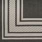 Nourison Horizon HOZ03 Black 5" x 7" Indoor/Outdoor Area Rug, , large