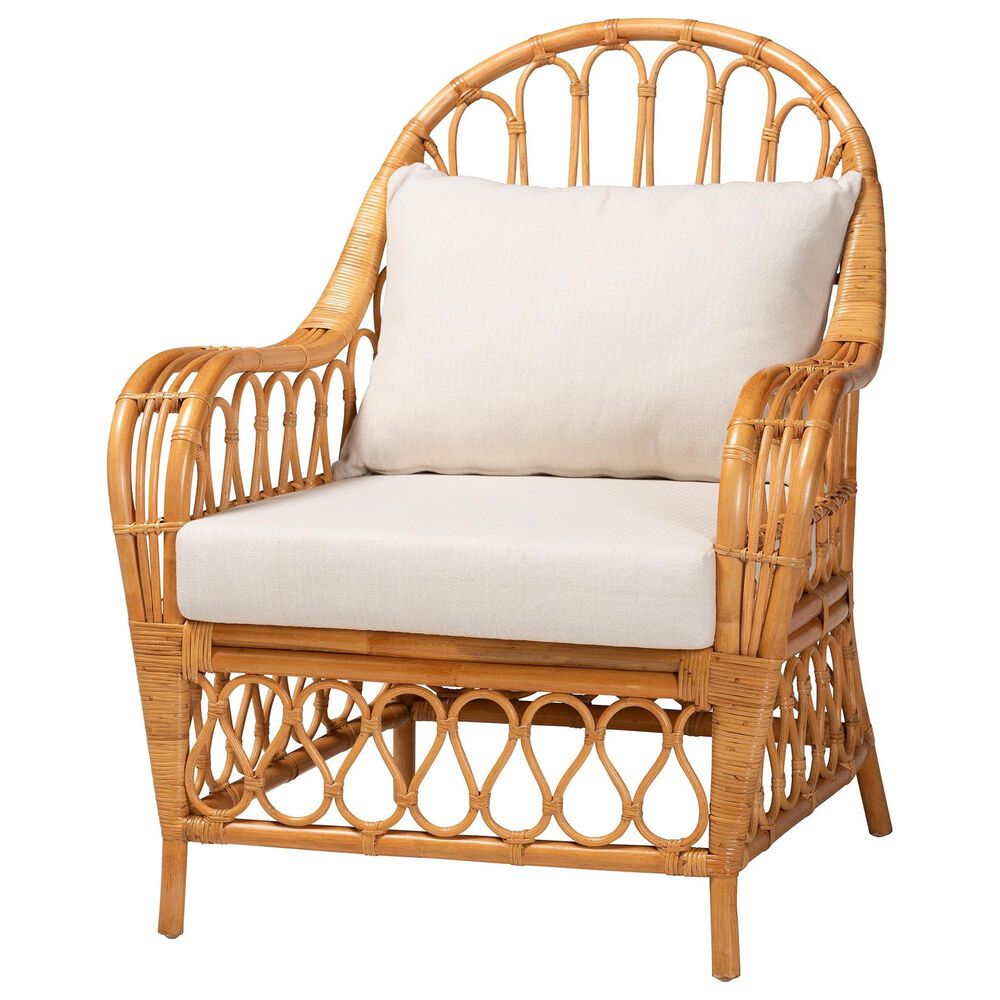 Baxton Studio Reina Arm Chair in Neutral, , large