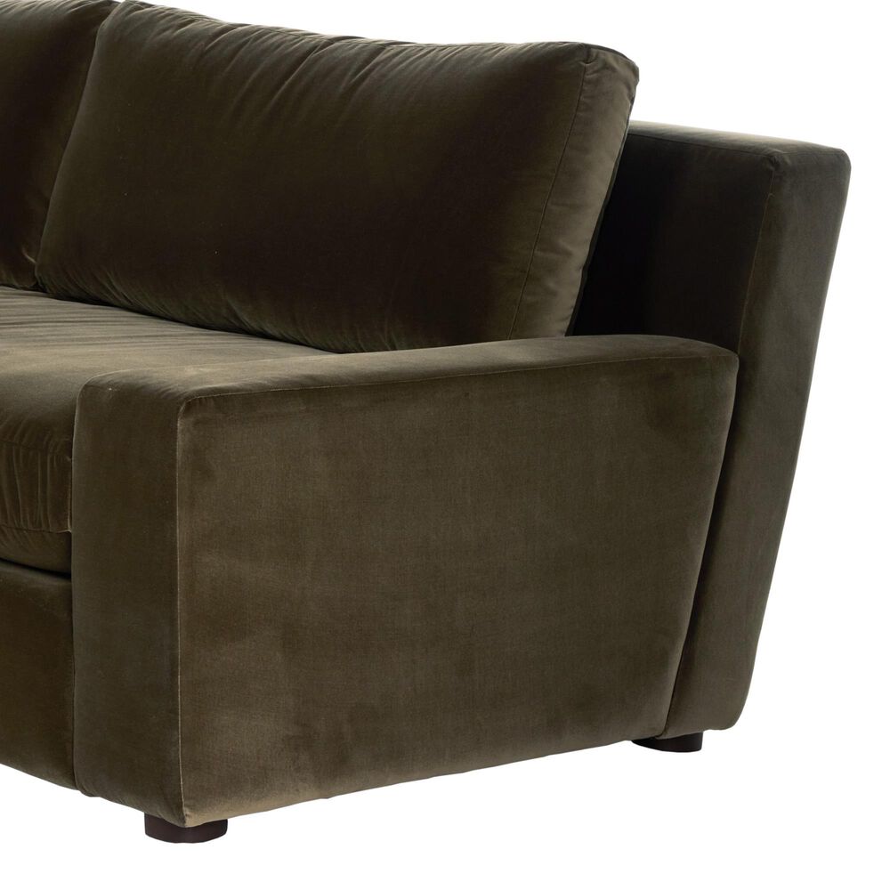 Four Hands Yelena 3-Piece Sectional in Surrey Olive-Aged Sienna, , large