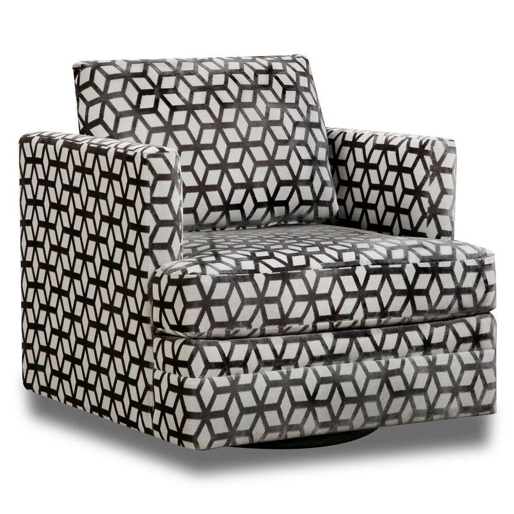 Northwestern St. Charles Swivel Chair in Mineral, , large
