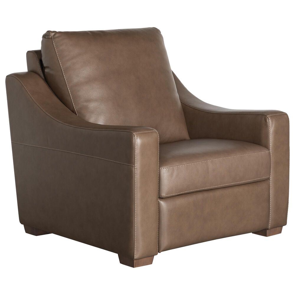 American Leather Sarasota Power Wall Hugger Recliner in Titan Truffle, , large