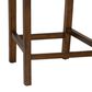 Linon Home Decor Percival Counter Stool in Rich Walnut (Set of 2), , large