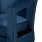 Baxton Studio Neville Arm Chair in Navy Blue, , large