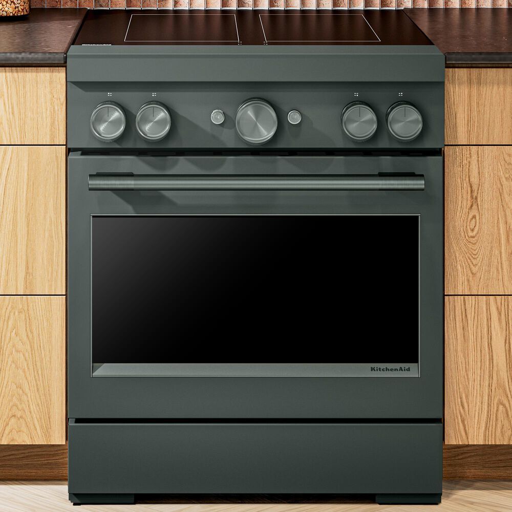 KitchenAid 4.1 Cu. Ft. Freestanding Induction Range in Juniper, , large