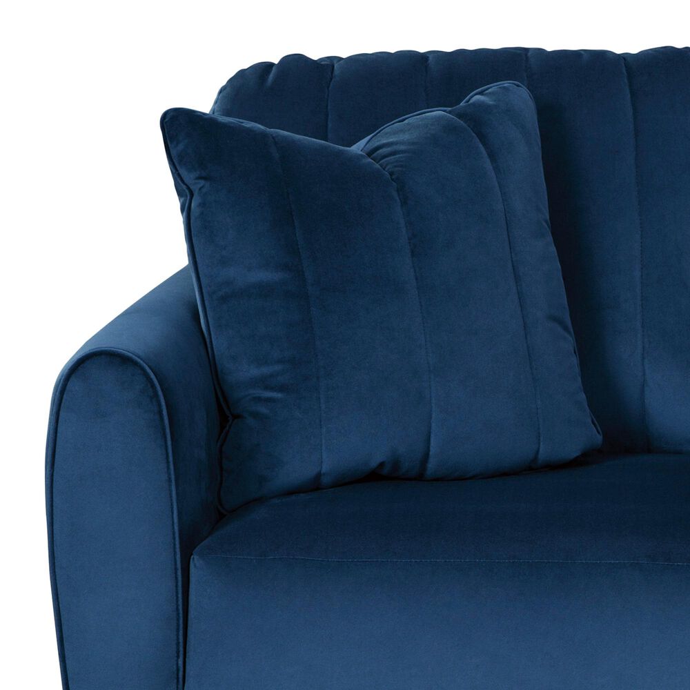 Signature Design by Ashley Enderlin Loveseat in Ink Velvet, , large