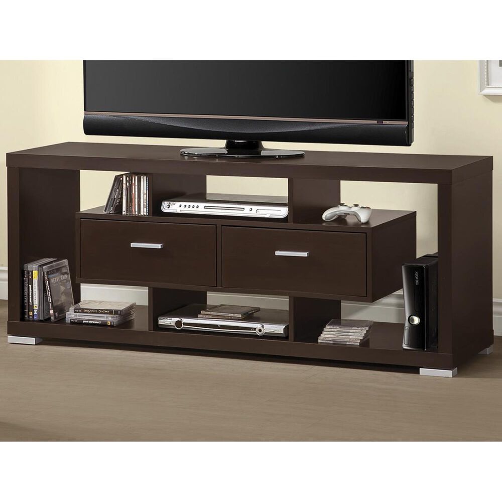 Pacific Landing TV Console in Cappuccino, , large