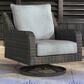 Ashley Elite Park Patio Swivel Lounge Chair in Gray, , large