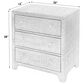 Butler Specialty Company Bar Harbor 3-Drawer Nightstand in Natural, , large