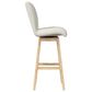 Mayberry Hill Cambrie Swivel Bar Stool with Beige Boucle in Natural, , large