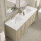 James Martin Vanities Lorelai 72" Double Vanity in Whitewashed Oak with 3 CM Arctic Fall Solid Surface Top, , large