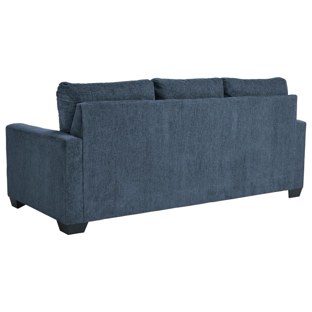 Ashley Rannis Stationary Queen Sofa Sleeper in Navy, , large
