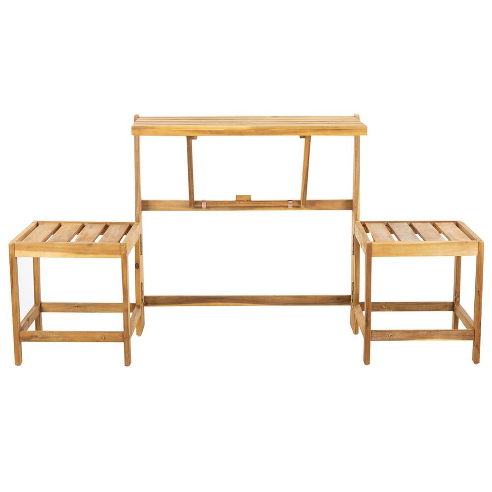 Safavieh Belamy Transformer Bench in Teak, , large