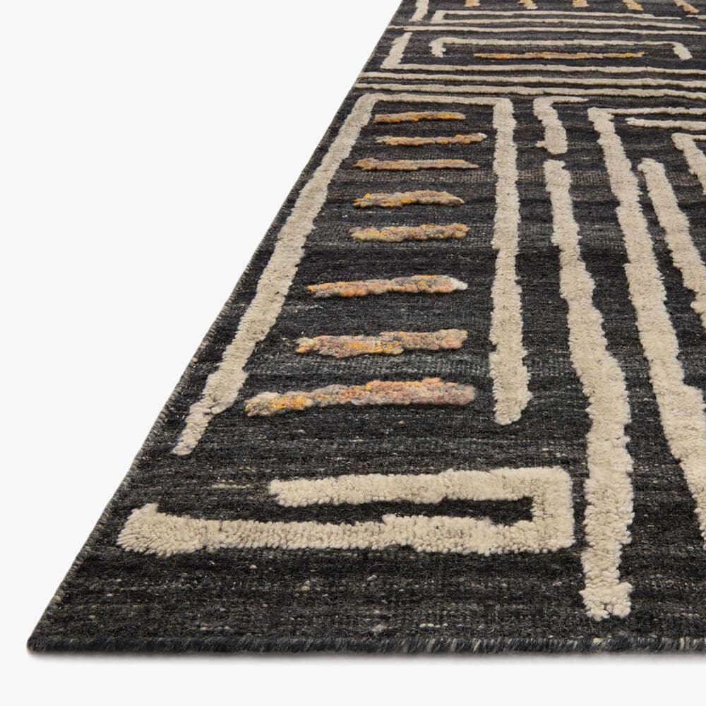 Loloi Naomi 2&#39; x 3&#39; Charcoal and Natural Area Rug, , large