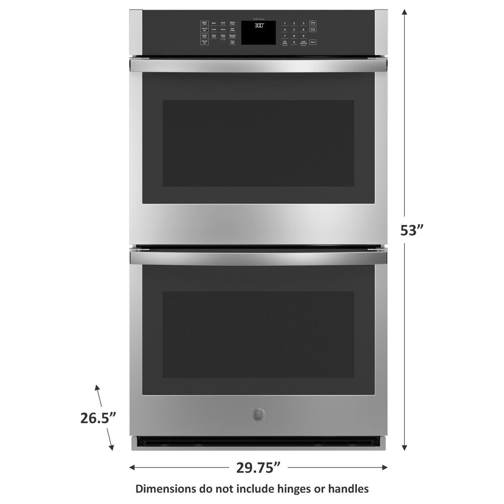 GE Appliances 30&quot; Built-In Double Wall Oven in Stainless Steel, , large