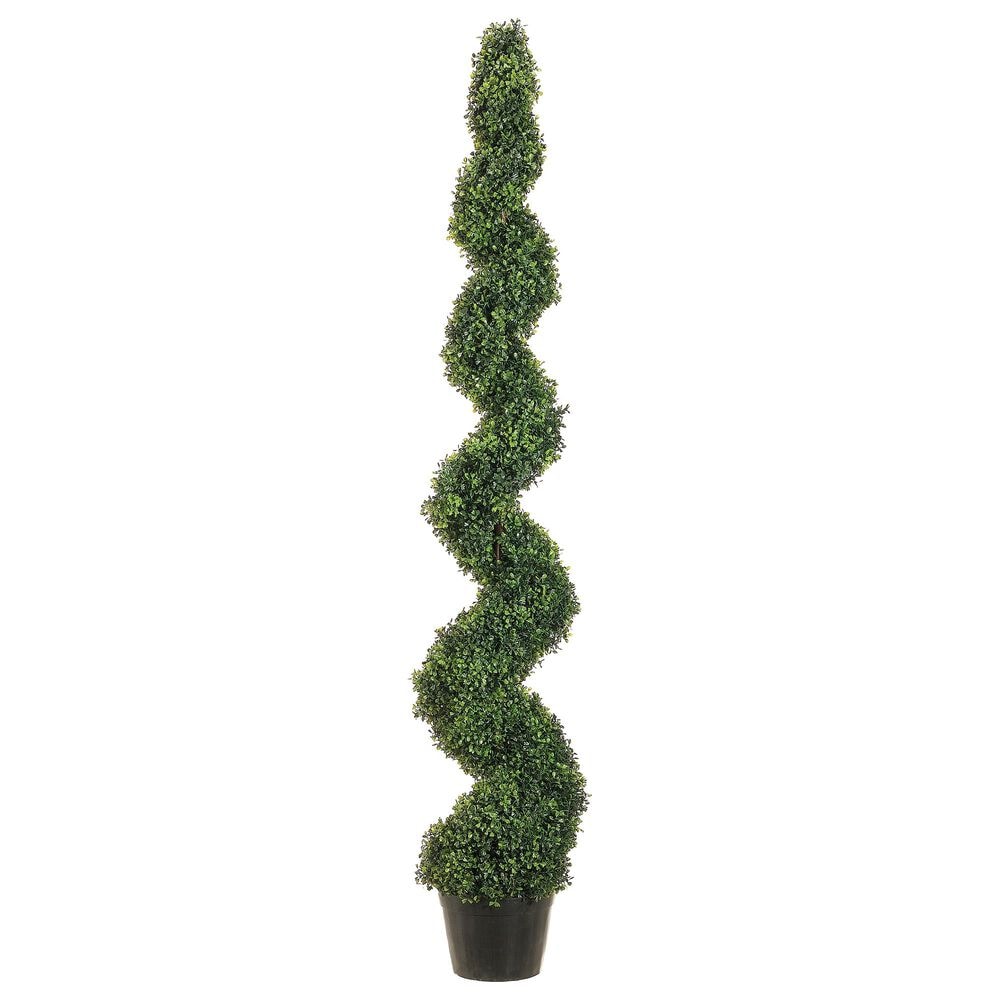 Allstate Floral and Craft Inc 6" Pond Boxwood Spiral Tree in Green, , large
