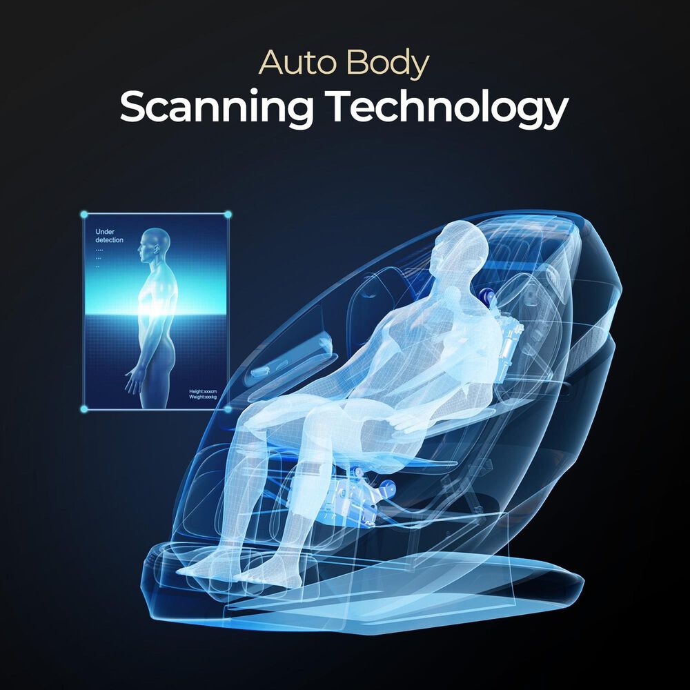 Lifetrend Luxe 4D Dual Core Zero Gravity Massage Chair in Expresso Brown, , large