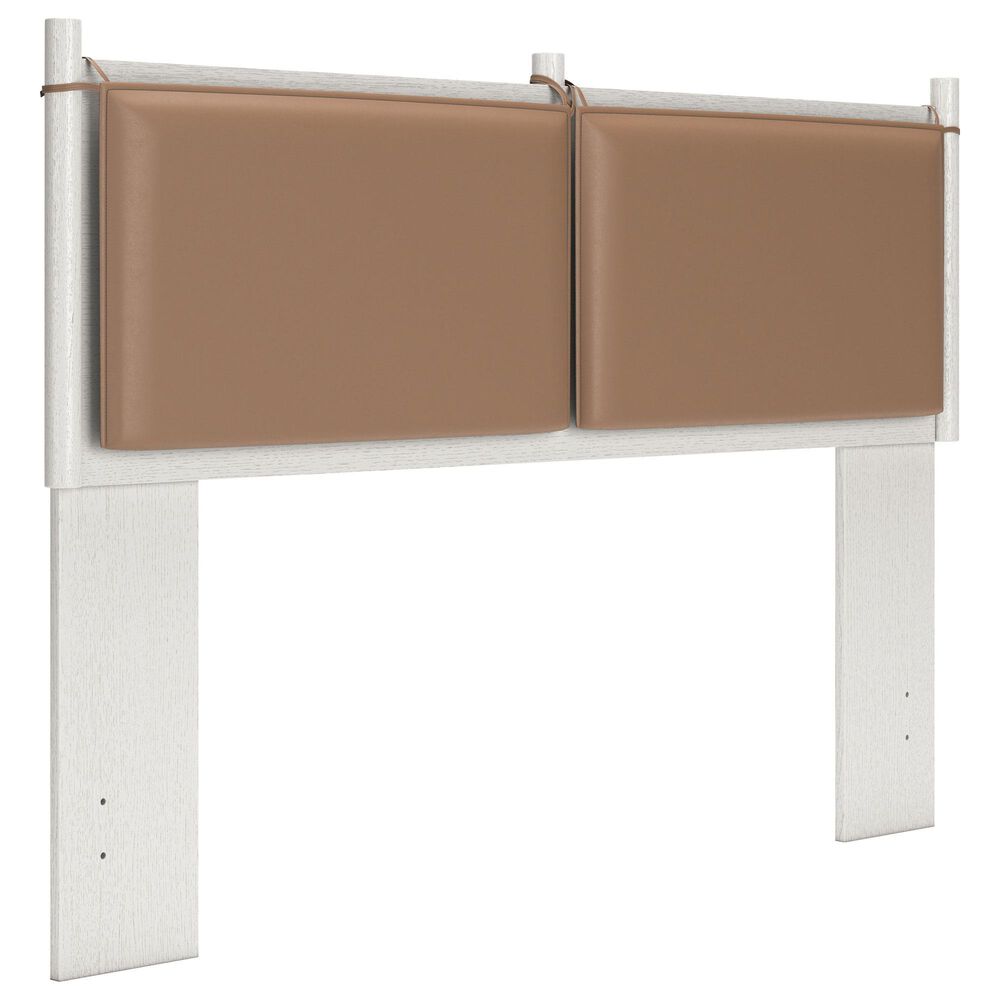 Ashley Aprilyn Queen Panel Headboard in White, , large