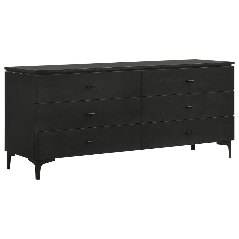 Blue River Legend 4-Piece Queen Platform Bed Set in Gray/Black, , large