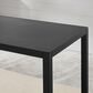 Linon Home Decor Holland 54" Outdoor Dining Table in Black, , large