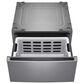 LG Front Load Washer and Gas Dryer with Pedestal in Stainless Still, , large