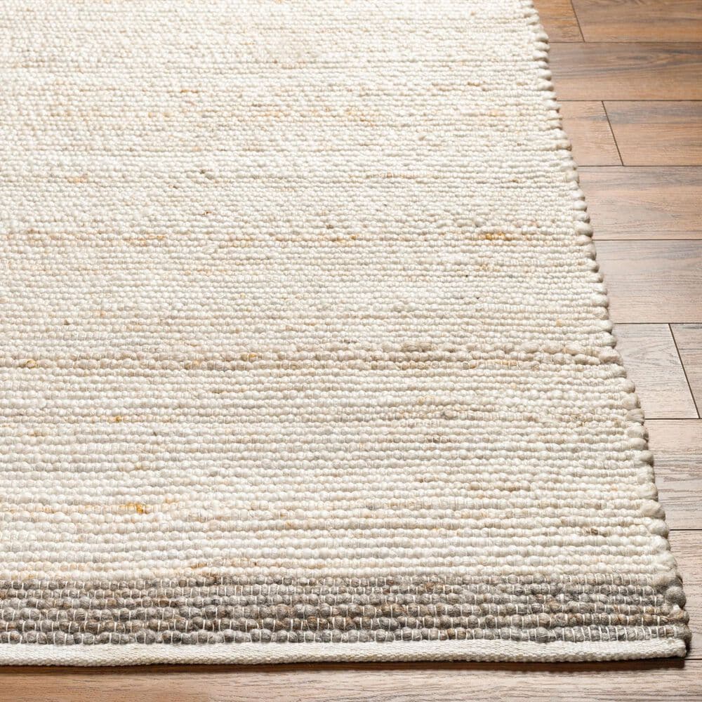 Surya Florentina Ivory and Medium Gray 10&#39; x 14&#39; Area Rug, , large