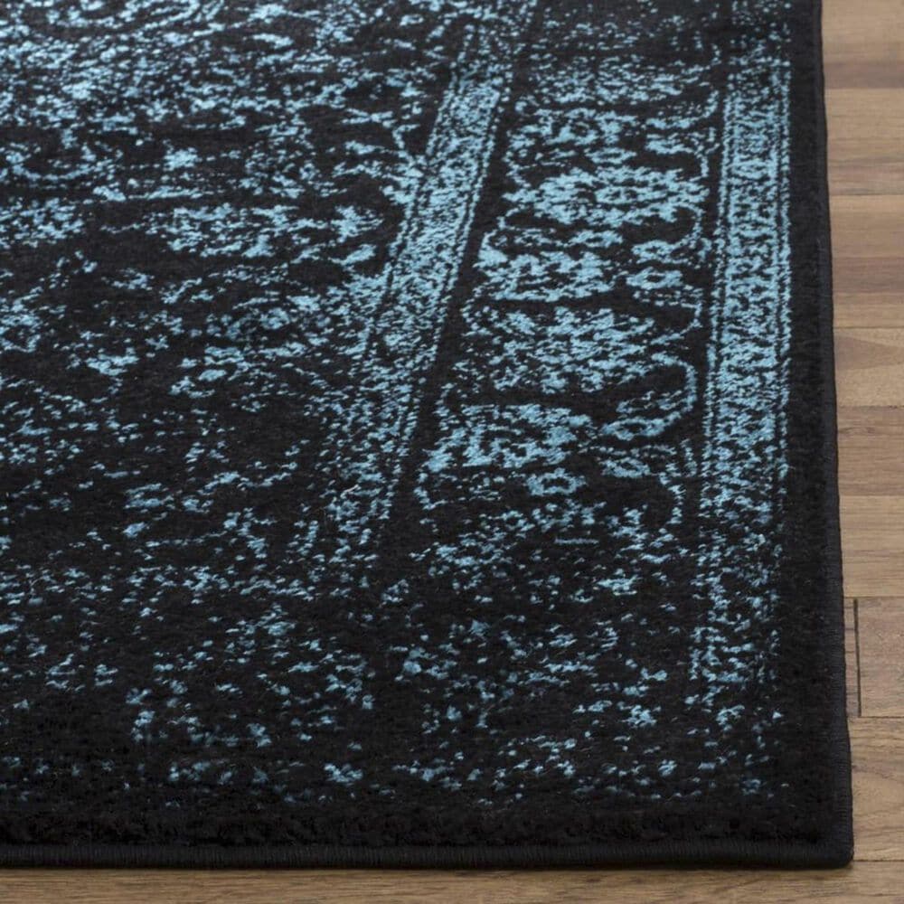 Safavieh Adirondack ADR109K 3&#39; x 5&#39; Black and Teal Area Rug, , large
