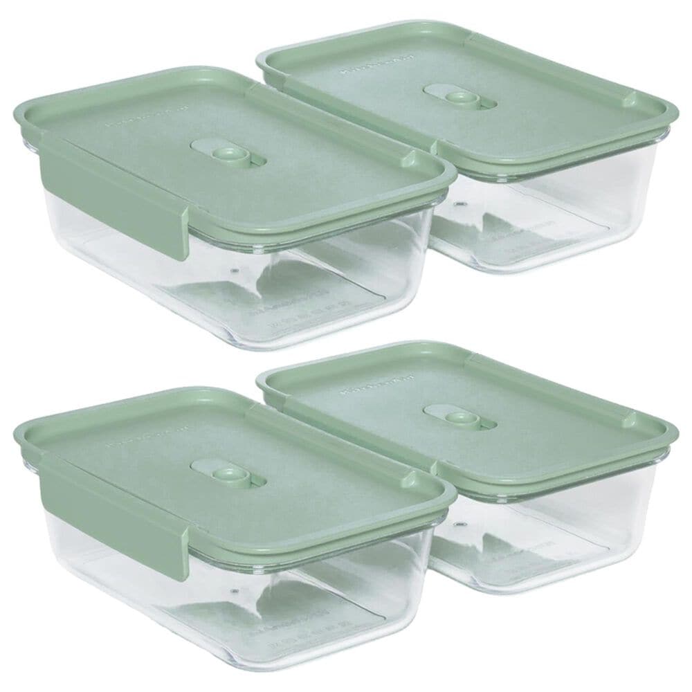 KitchenAid 4.3-Cup Tritan Small Storage Container in Cardamom (Set of 4), , large
