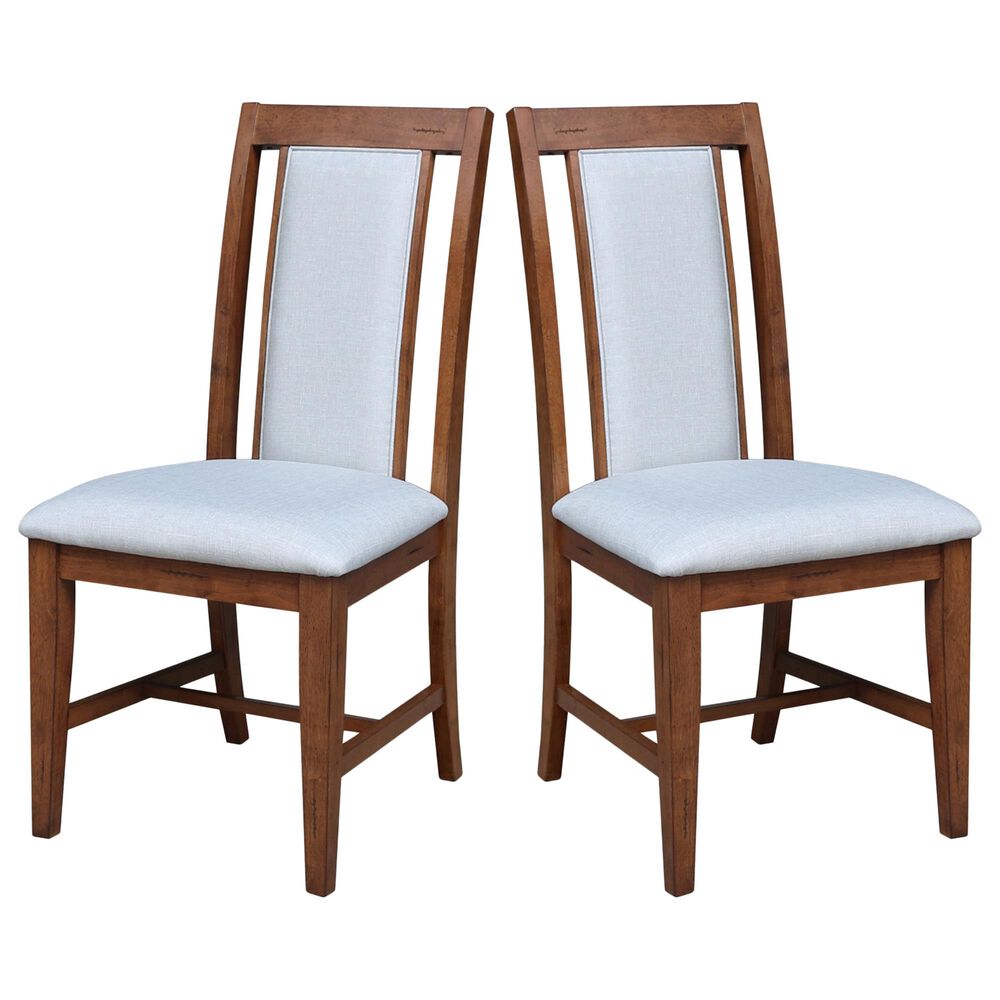 International Concepts Prevail Side Chair in Distressed Oak (Set of 2), , large