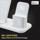 Scosche Base3 3-In-1 Wireless Charging Dock in White, , large