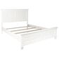 New Heritage Design Tamarack King Panel Bed in White, , large