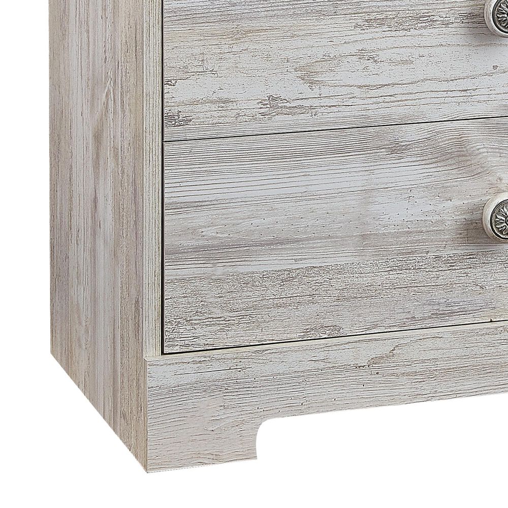 Ashley Paxberry 53&quot; 6-Drawer Dresser in Whitewash, , large
