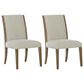 Hooker Furniture Chapman Upholstered Side Chair in Beige (Set of 2), , large
