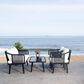 Safavieh Torsla 4-Piece Rope Living Set in Black/Beige, , large