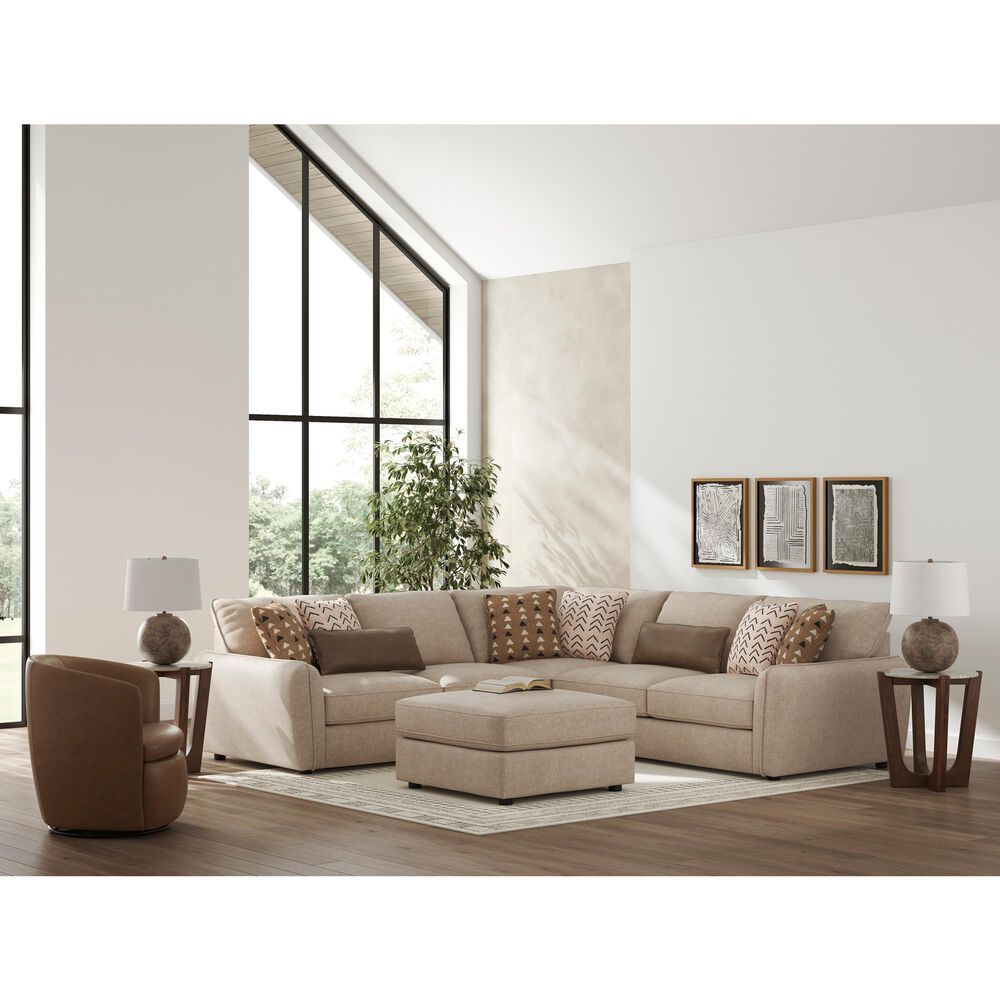 Ashley Seyler Oversized Accent Ottoman in Sand, , large